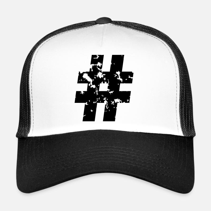 Hashtag (Grunge) Casquette trucker 
