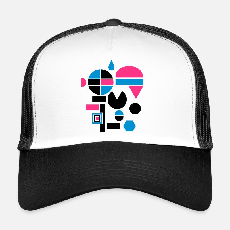 Various geometric shapes Trucker Cap