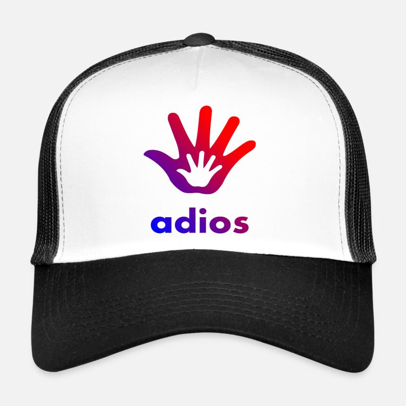 Main Adios Casquette trucker 