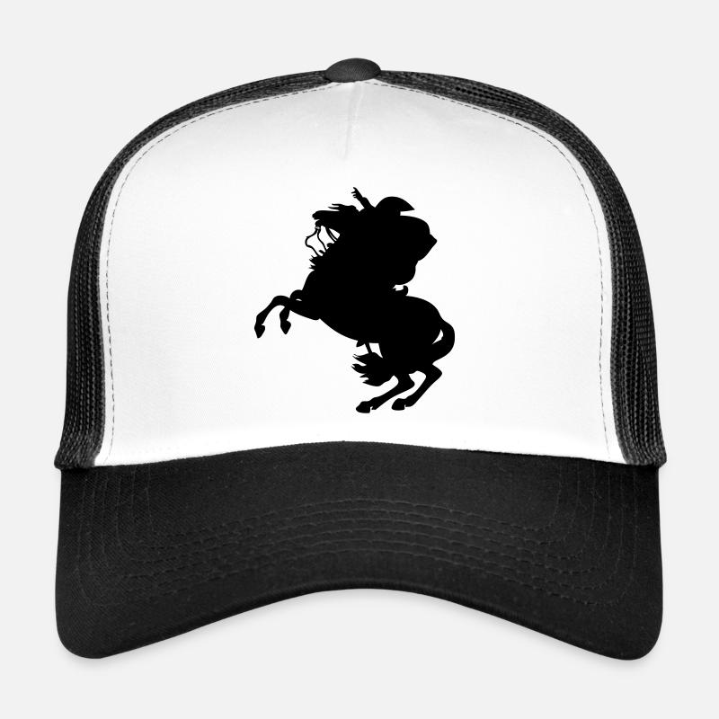 Napoleon - Casquette trucker  - blanc/noir
