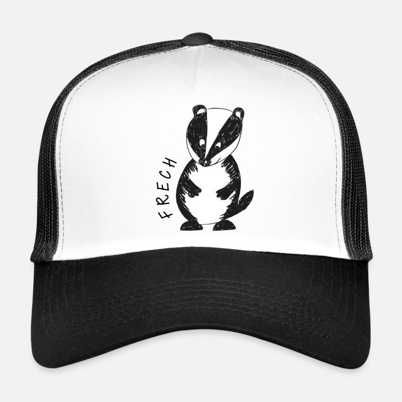 Frechdachs - Trucker Cap - Weiß/Schwarz