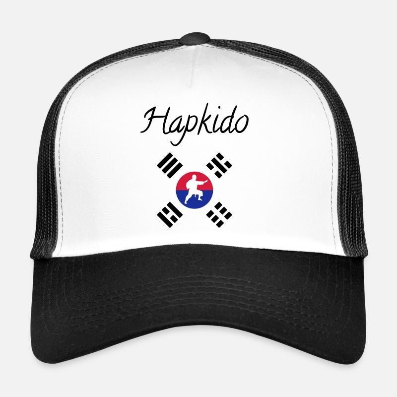 Hapkido / Hapkidoin / Martial Arts / Fight - Trucker Cap - Weiß/Schwarz