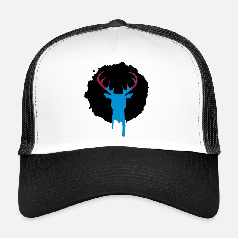 Hirsch Patch Graffiti Trucker Cap