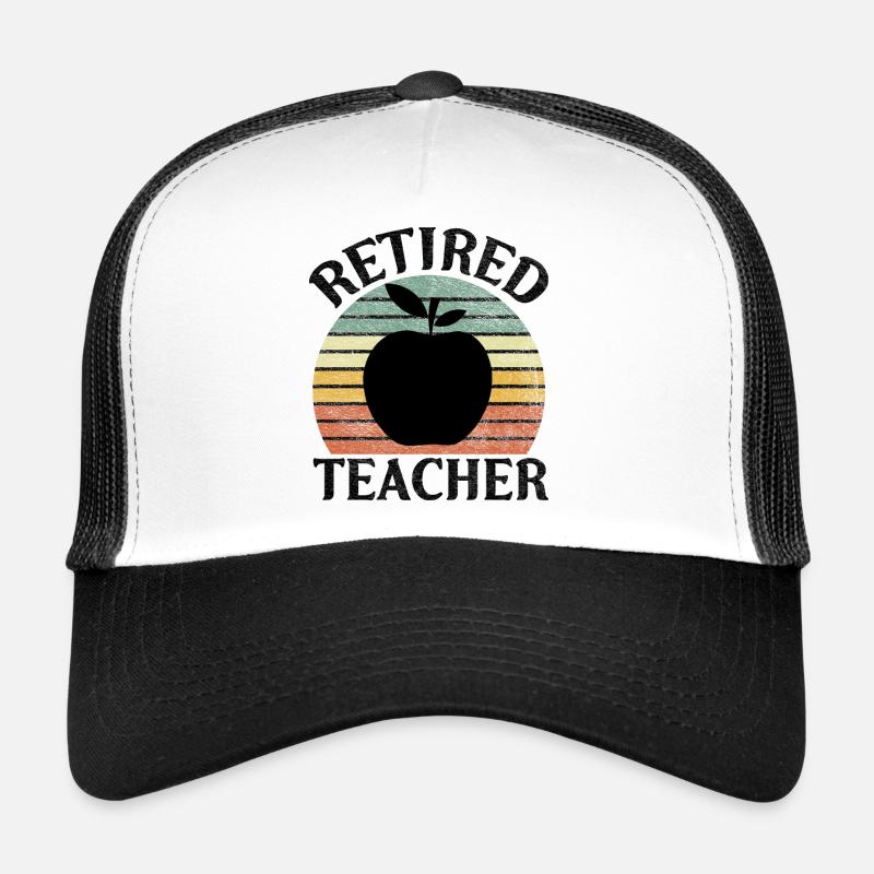 Enseignant enseignant retraite pension don retraite Casquette trucker 