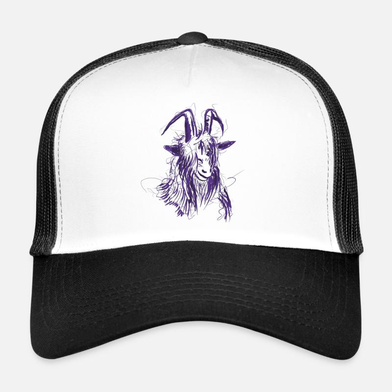 Buck (violet) Casquette trucker 