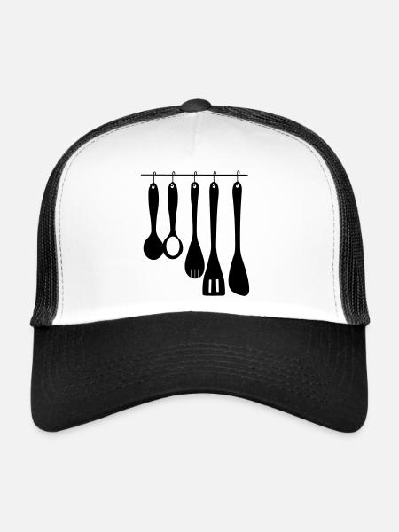 Kitchen tools - Trucker Cap - white/black - Front