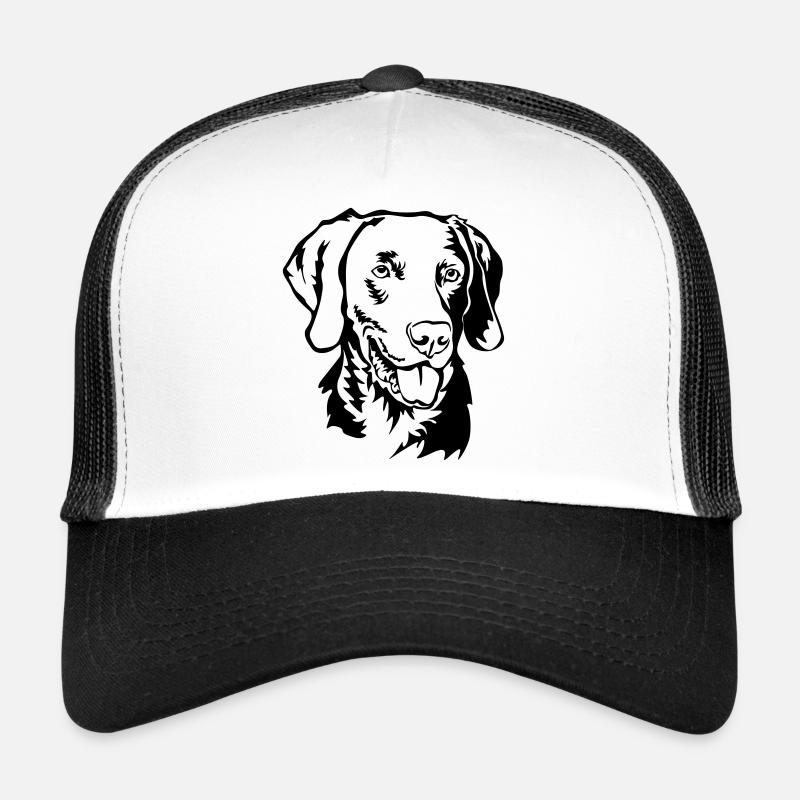 Weimaraner Kopf Trucker Cap