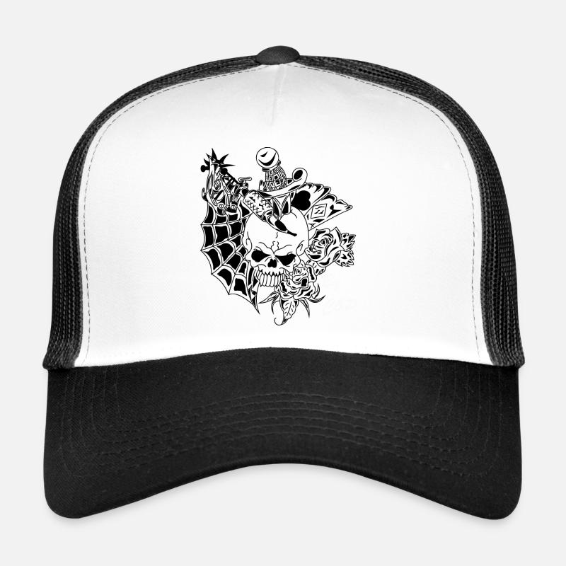 Tattoo Gun Trucker Cap