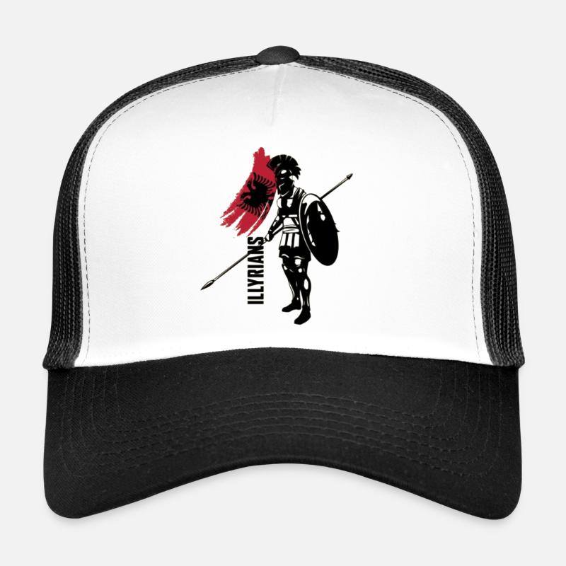 ILLYRIANS - Trucker Cap - Weiß/Schwarz