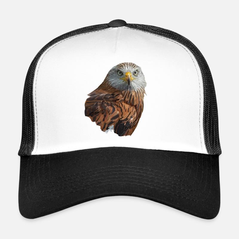 red kite - Trucker Cap - white/black