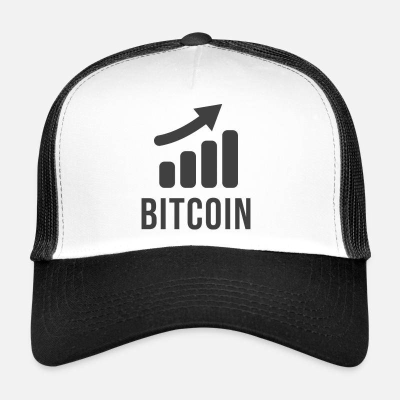 Bitcoin - Trucker Cap - Weiß/Schwarz