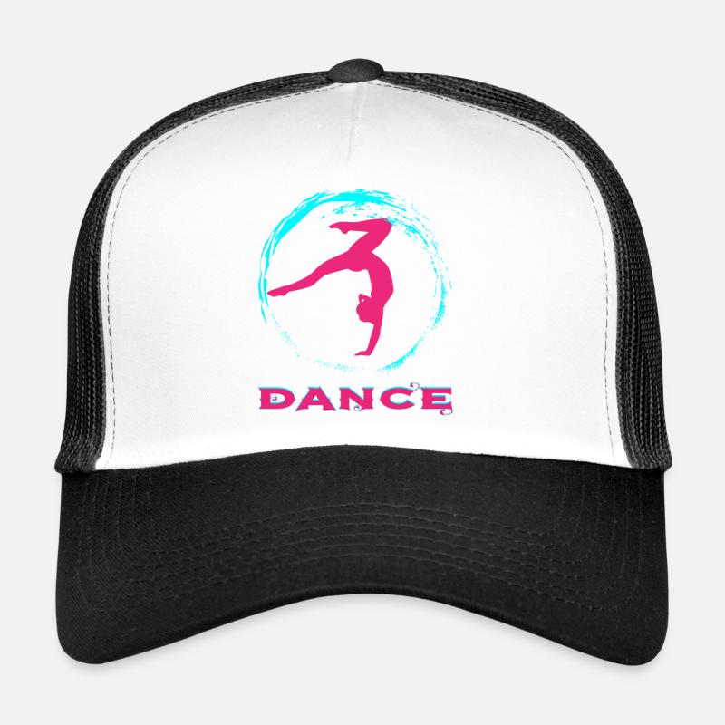 Dance - Trucker Cap - Weiß/Schwarz