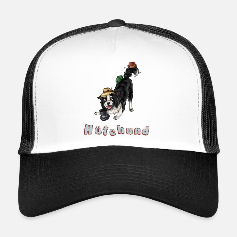 Hütehund - Trucker Cap - Weiß/Schwarz