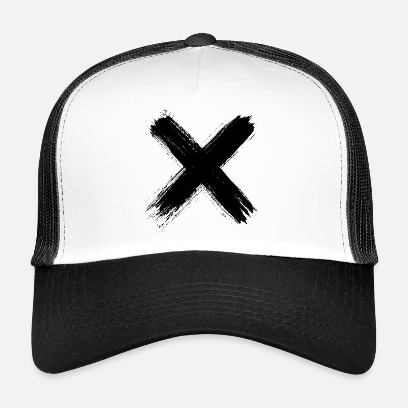 | THE-X Signe – NOIR Casquette trucker 