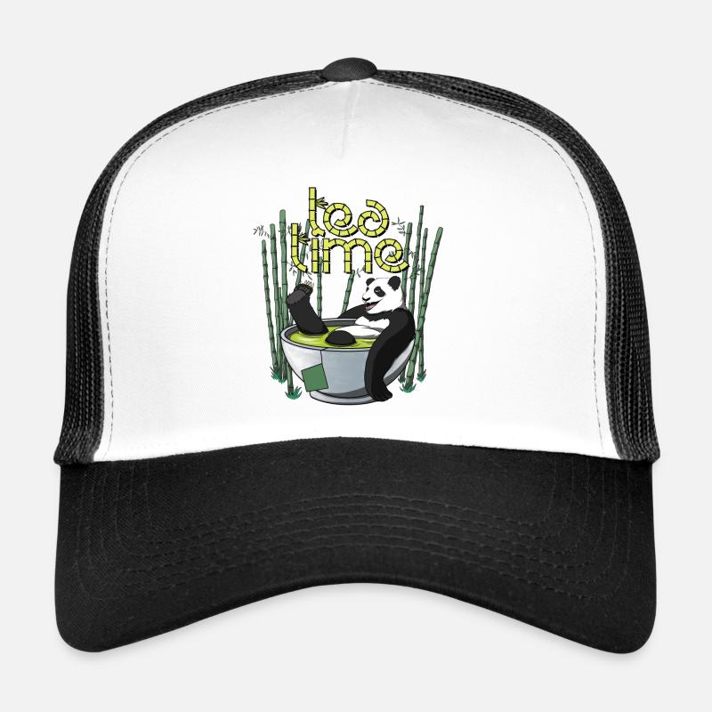Tea Time - L' instant thé du Panda Casquette trucker 