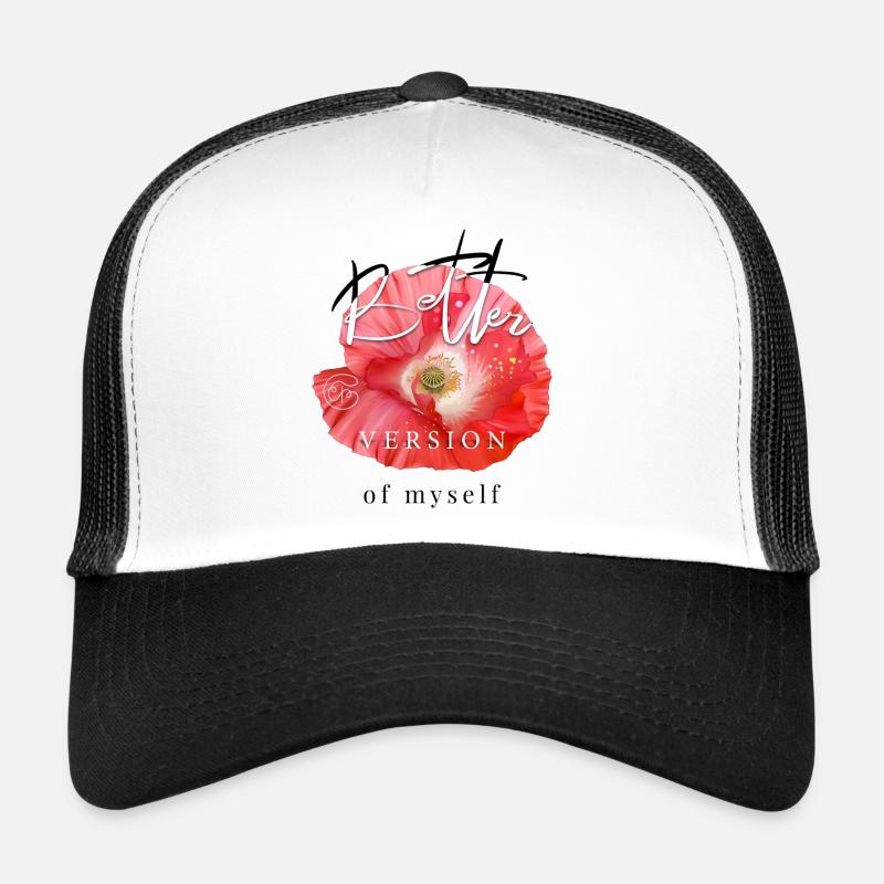 Meilleure version de moi-même Dicton inspirant Casquette trucker 