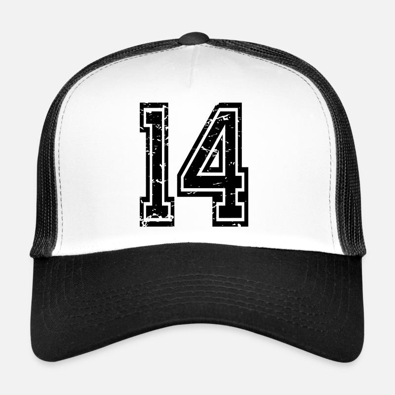 14 Bolu used - Trucker Cap - Weiß/Schwarz