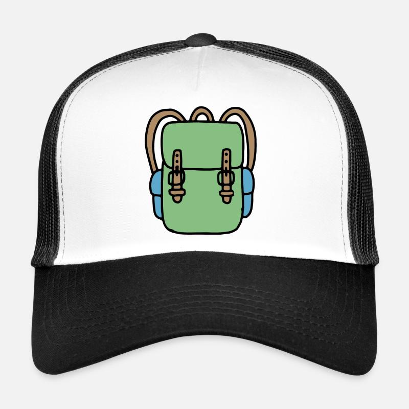 Backpack in green Trucker Cap