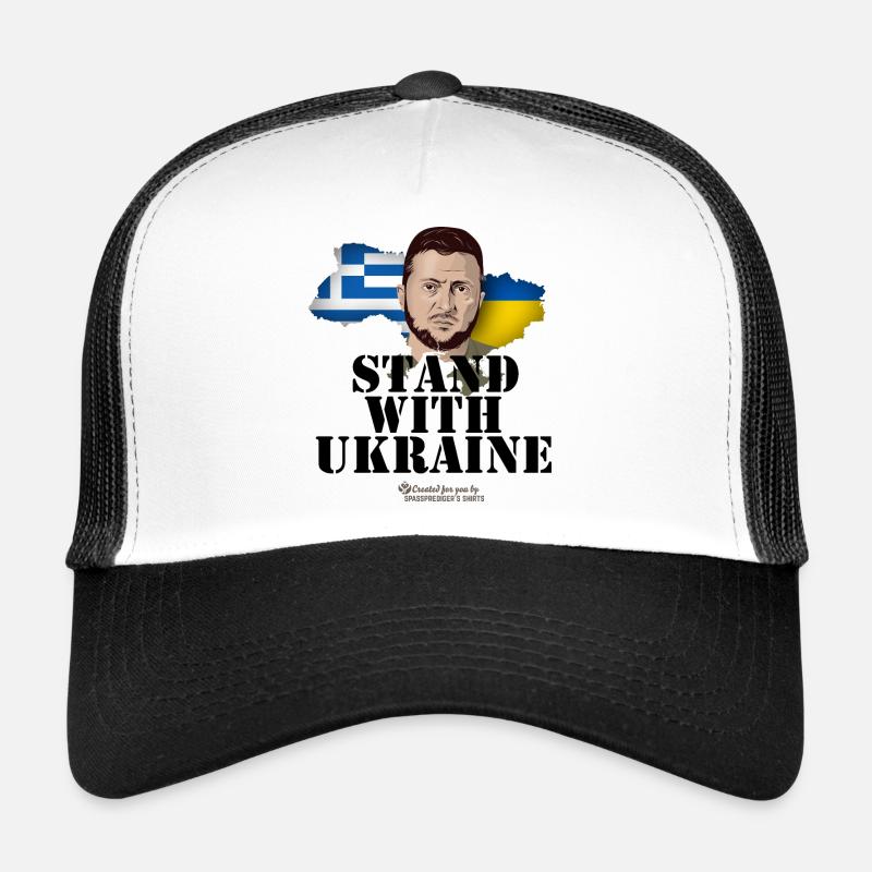 Zelenskyi Grèce se tient aux côtés de l’Ukraine Casquette trucker 