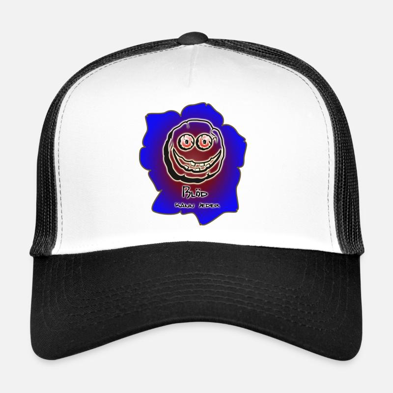Blöd kann jeder - Trucker Cap - Weiß/Schwarz