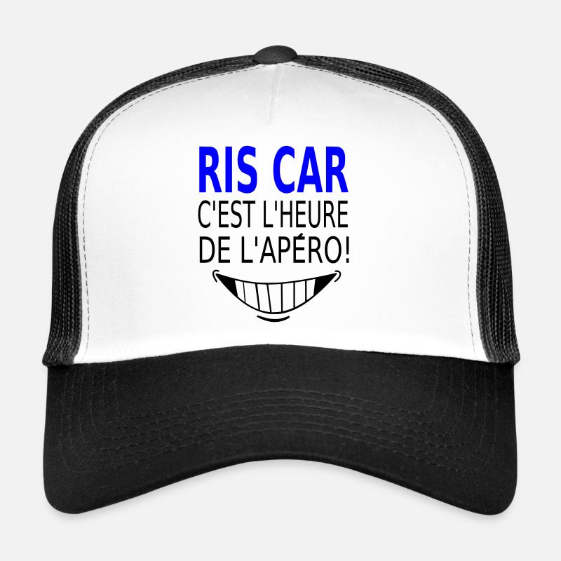 Phrase drôle c'est l'heure de l'Apéro Casquette trucker 