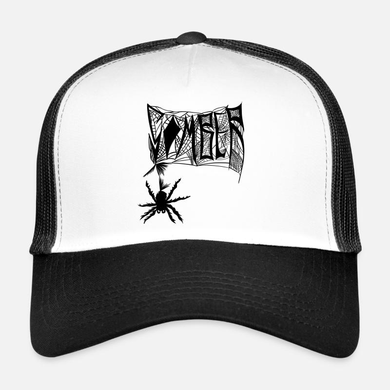 Graphismes Marque Somber Spider Web Couleur Noir Casquette trucker 