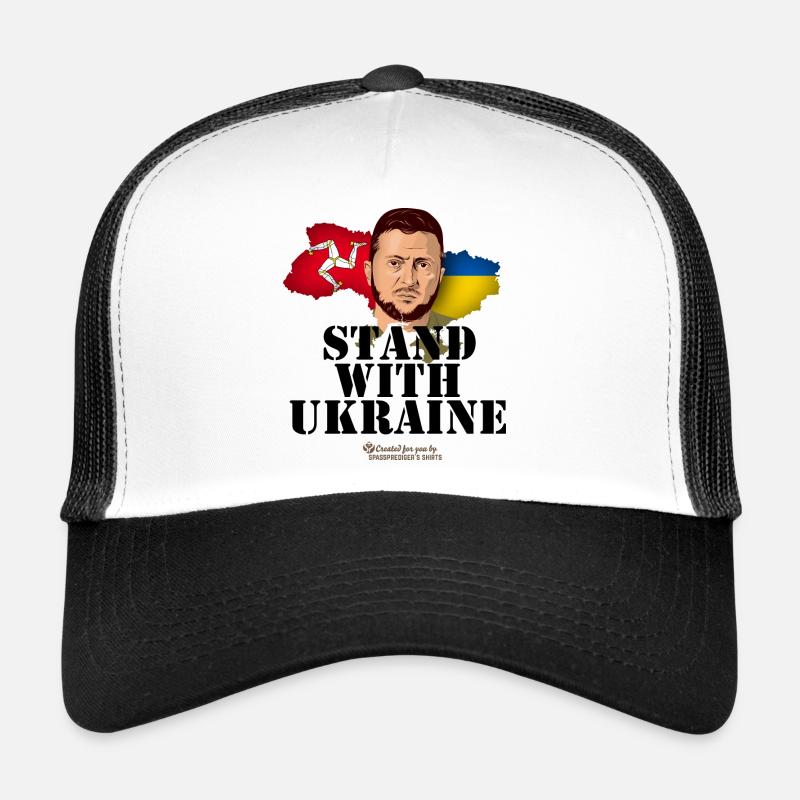 Ukraine Île de Man Casquette trucker 