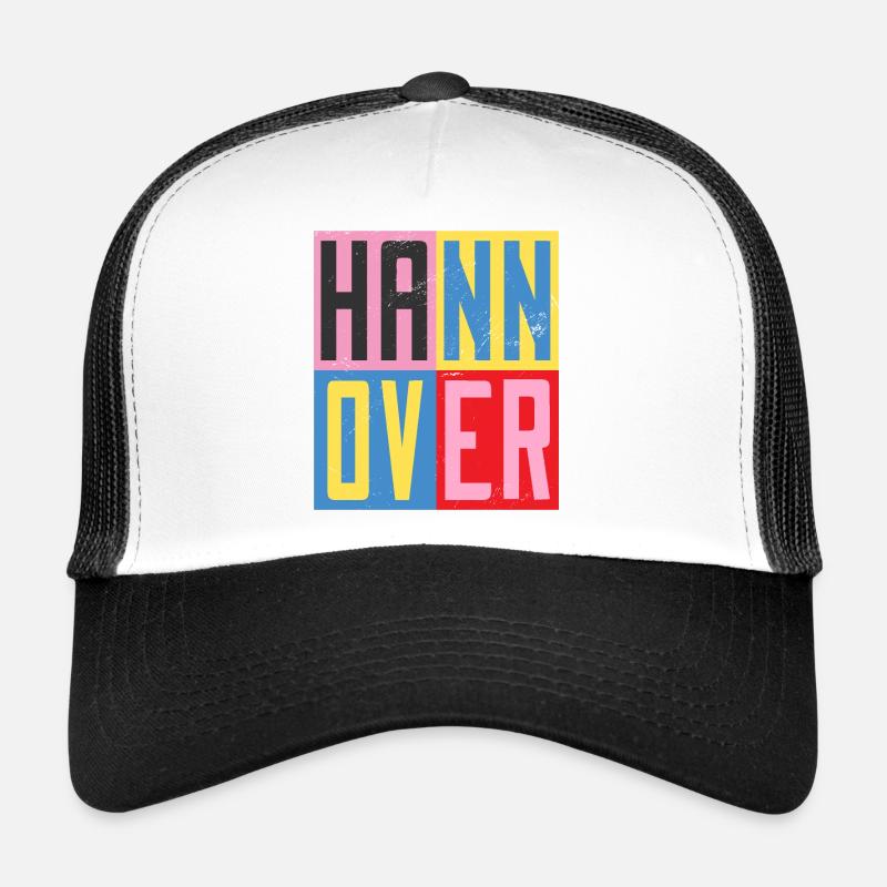 Hannover Design - Trucker Cap - Weiß/Schwarz