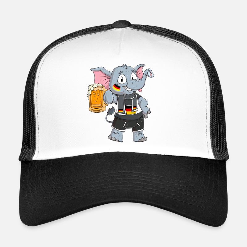 Deutscher Fan Elefant Trucker Cap