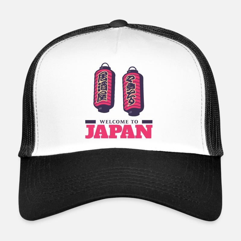 Welcome to Japan - Trucker Cap - white/black