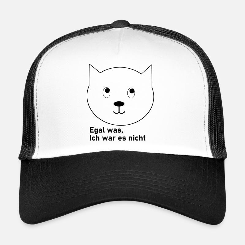 Katze unschuldig Geschenk Geschenkidee Haustiere Trucker Cap