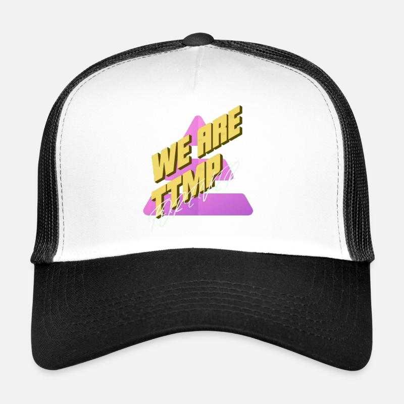 WE ARE TTMP - Casquette trucker  - blanc/noir