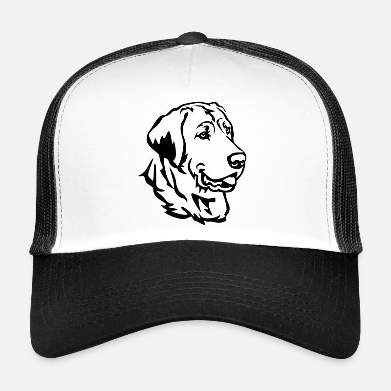 Broholmer Kopf - Trucker Cap - Weiß/Schwarz