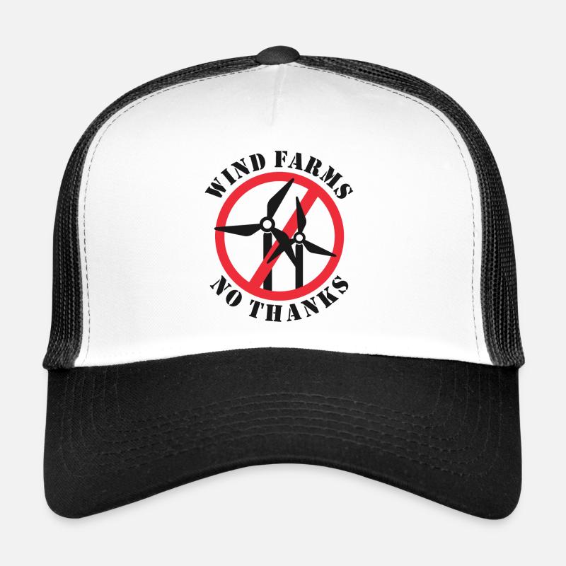 Parcs éoliens Non merci Casquette trucker 