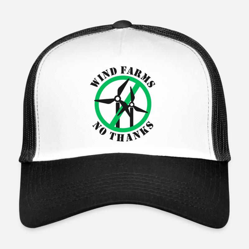 Parcs éoliens Non merci Casquette trucker 