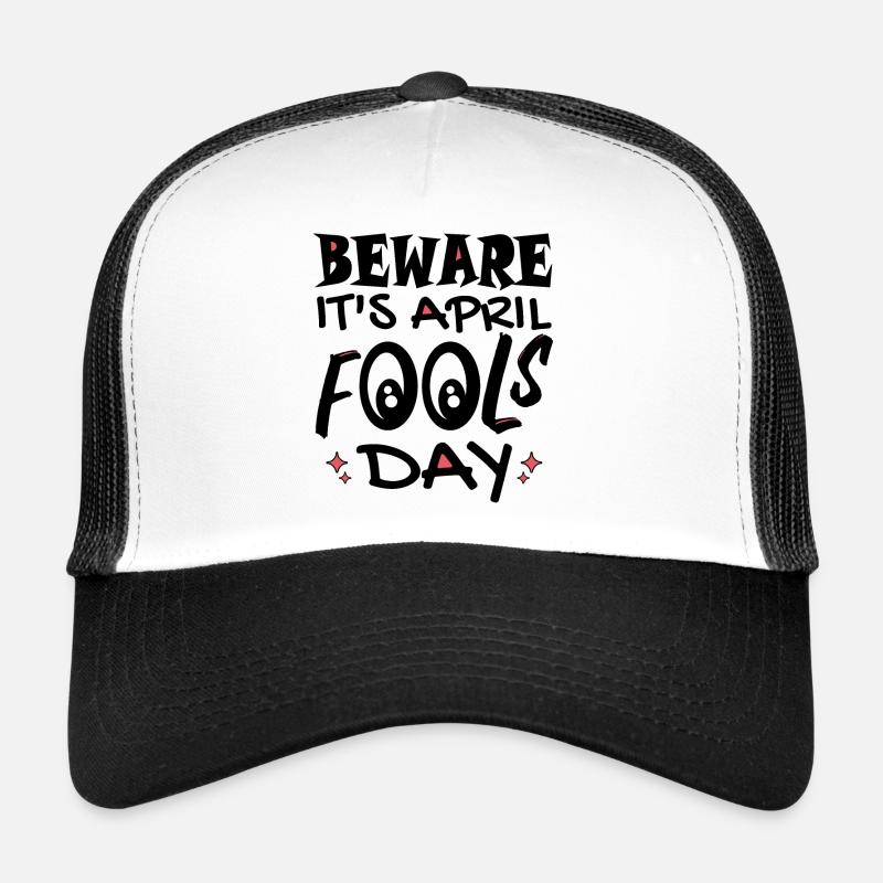 Attention Premier avril, poisson d’avril Casquette trucker 