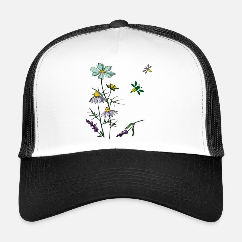 Kräuter, Kamille, Bienen Trucker Cap