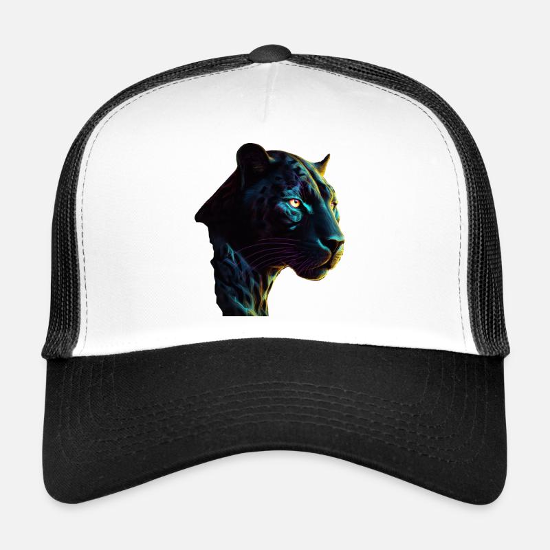 La panthère noire Casquette trucker 