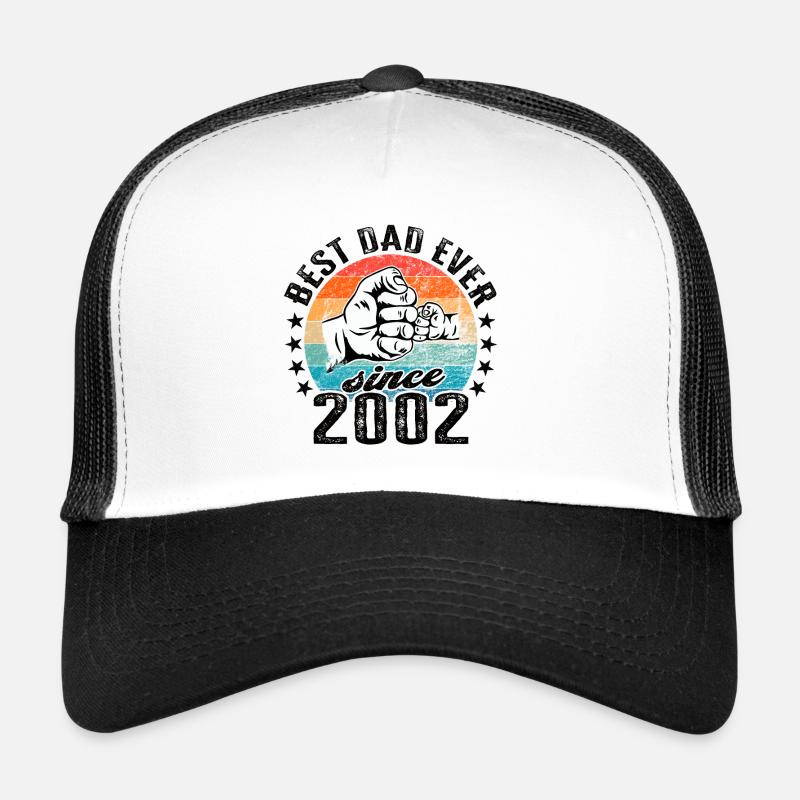 Bester Papa der Welt seit 2002 Vatertag Trucker Cap