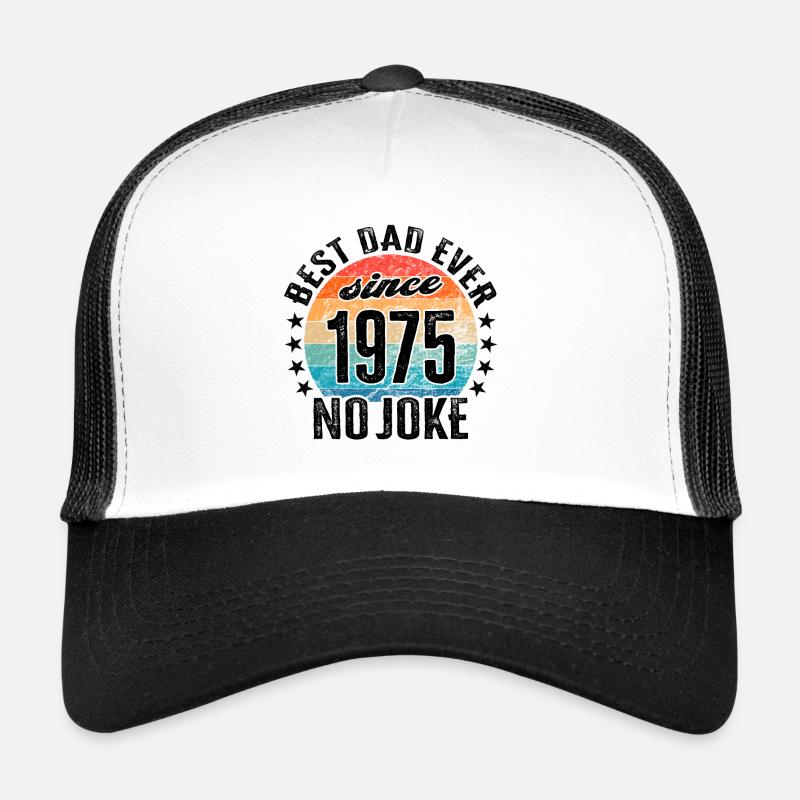 Bester Papa der Welt seit 1975 Vatertag Trucker Cap