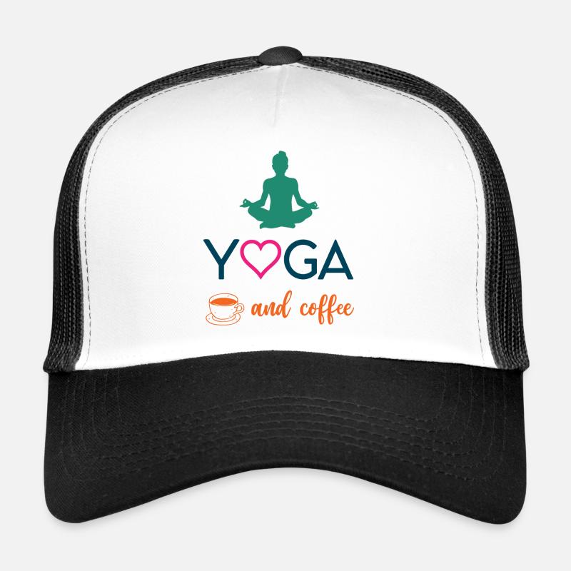 Yoga und Kaffee Trucker Cap