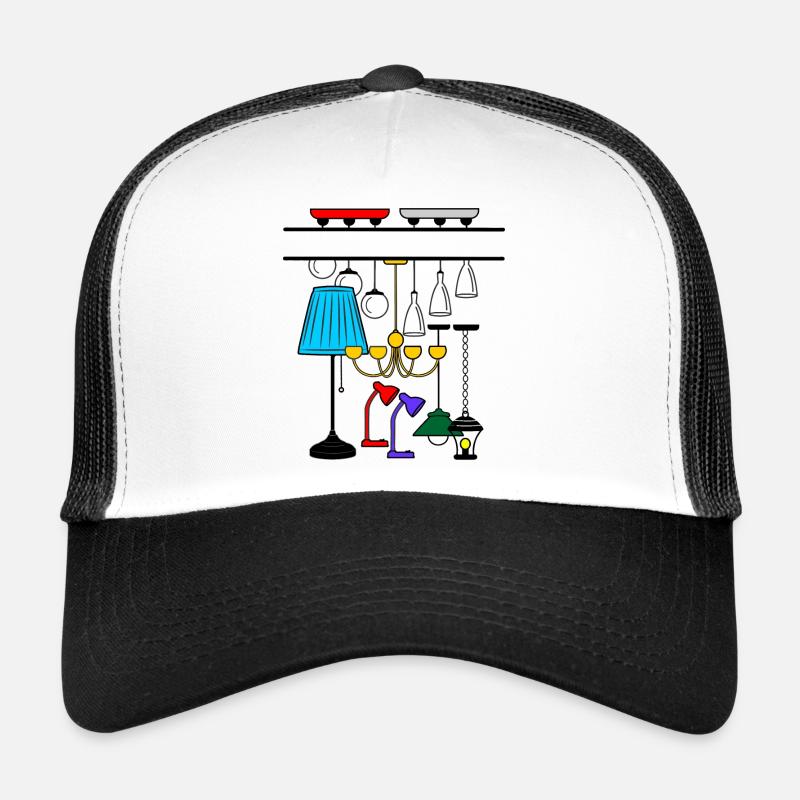 Boutique de lampes d’éclairage avec renfoncement pour teks Casquette trucker 