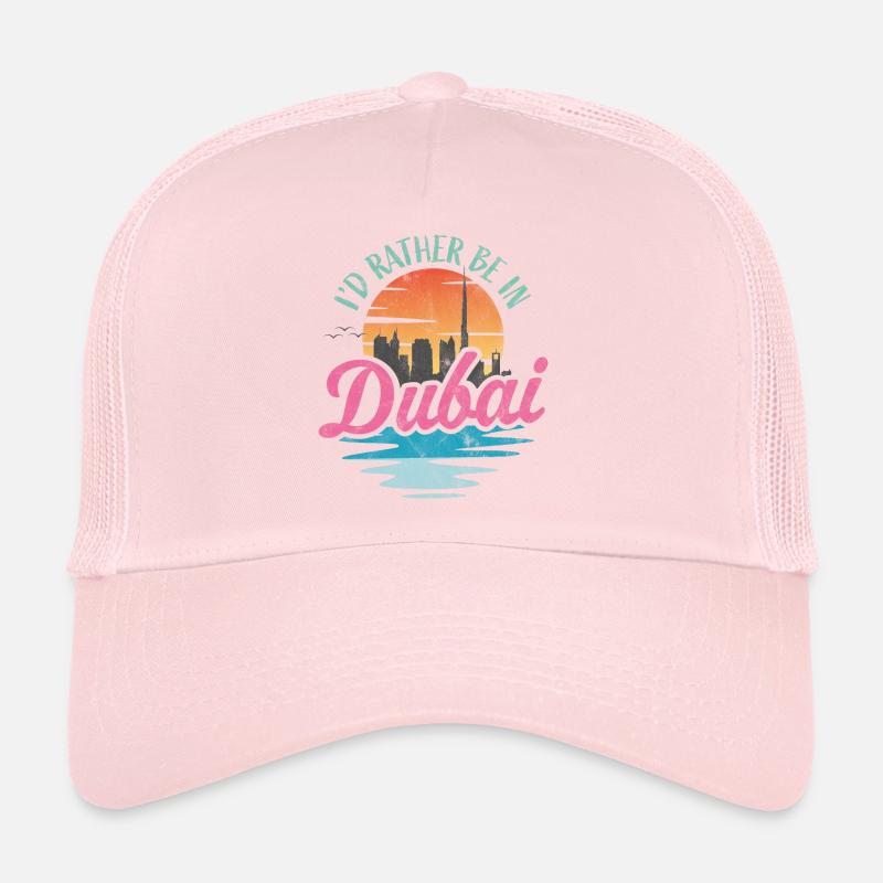 Je préfère être à Dubaï Casquette trucker 