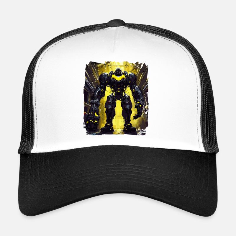Futuristisch Cyberpunk Mech Warrior Sci Fi Roboter Trucker Cap