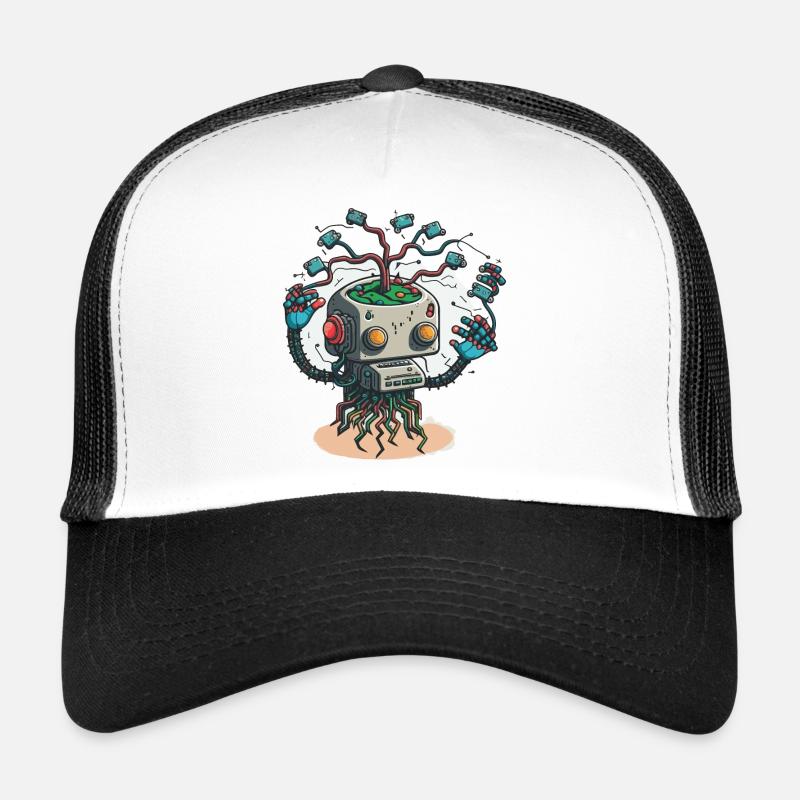 Machine Learning - Trucker Cap - white/black