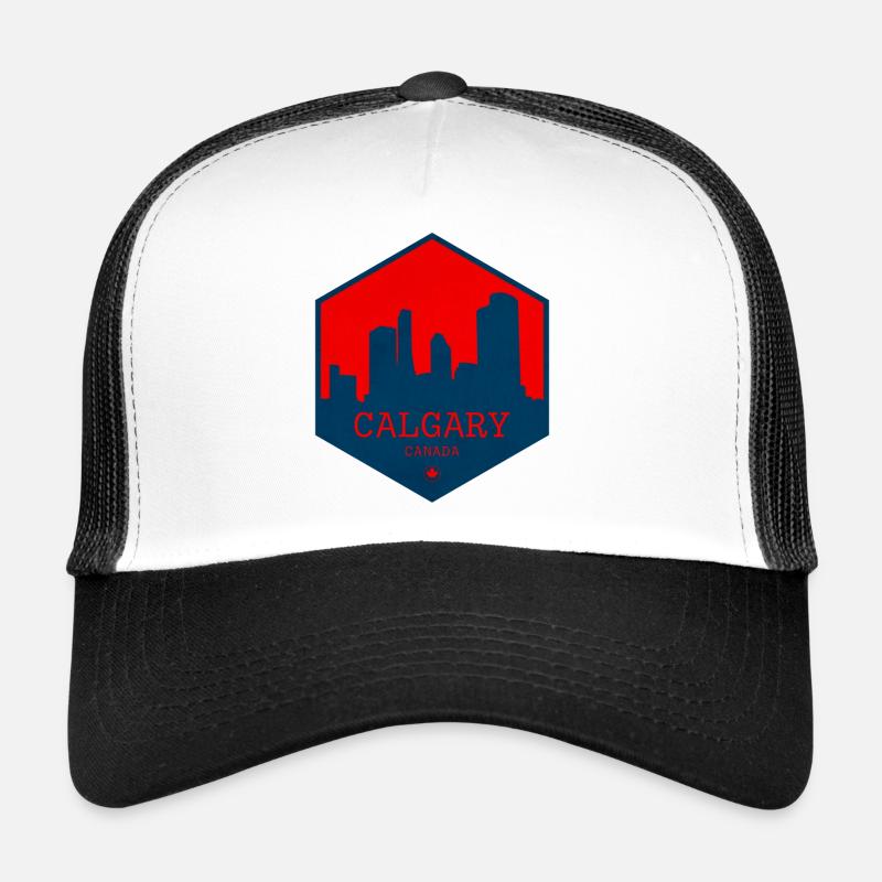Calgary Skyline, Canada – Conception de l’emblème urbain Casquette trucker 