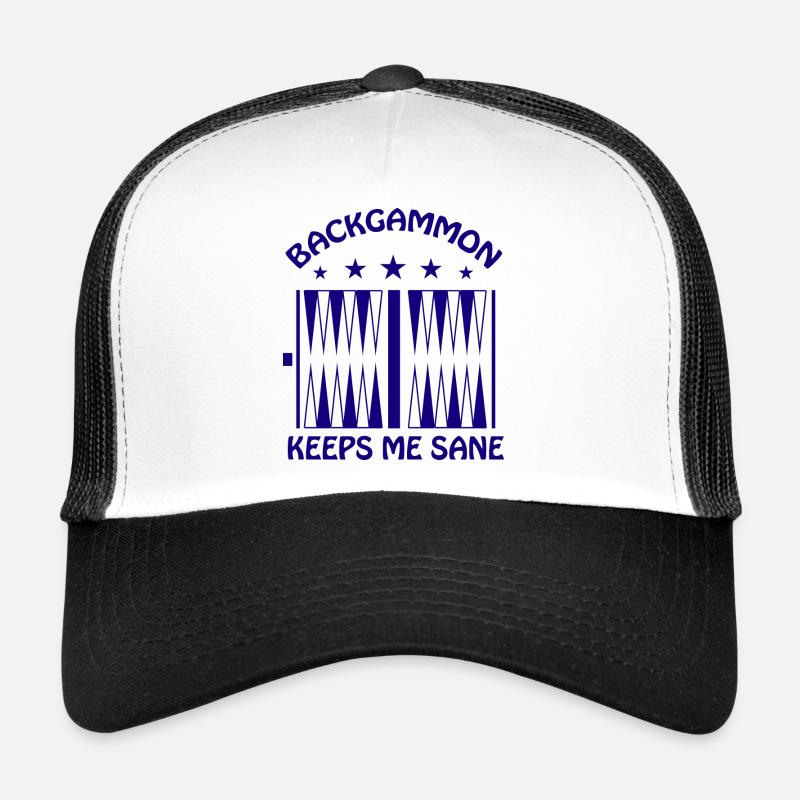 Boardgame Chess Backgammon Game Night Trucker Cap