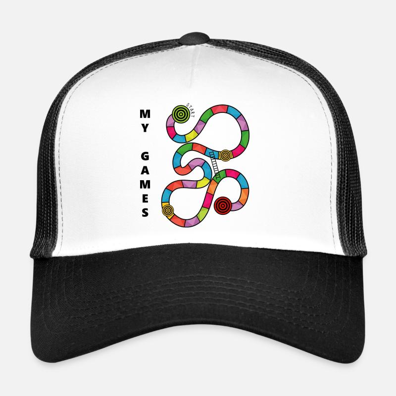 Boardgame Chess Backgammon Game Night Trucker Cap