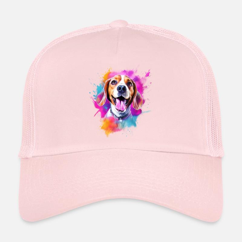 Beagle with sunglasses Trucker Cap
