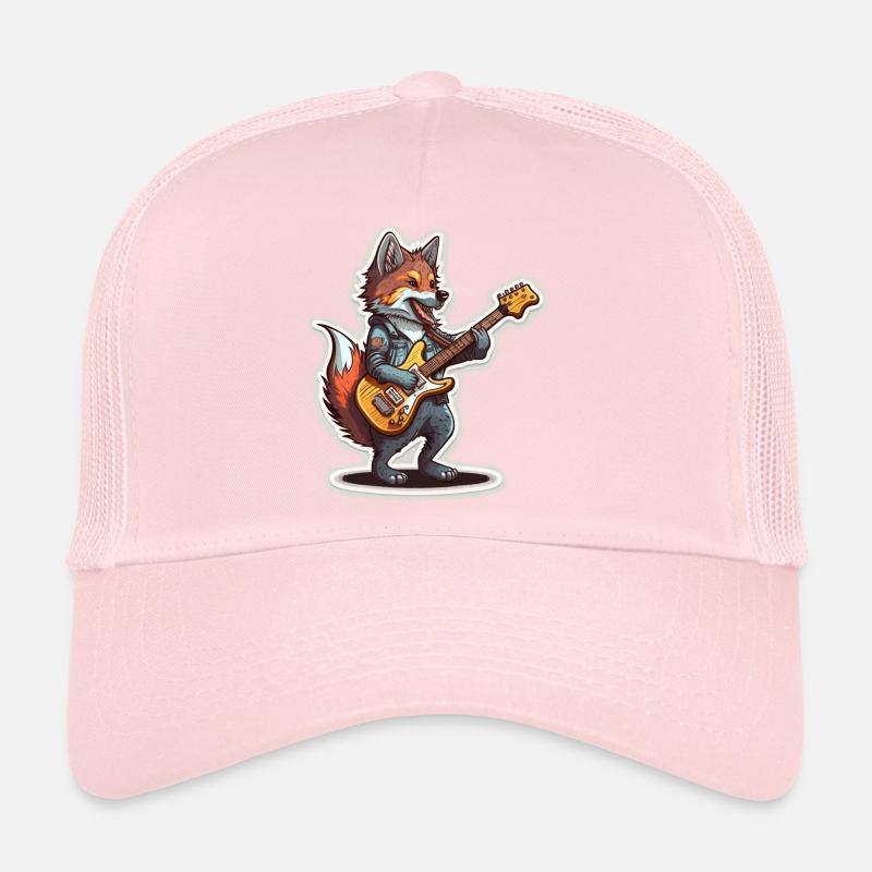 Rocker Wolf Trucker Cap